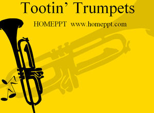 Küçük arka plan sanat PPT şablon indir