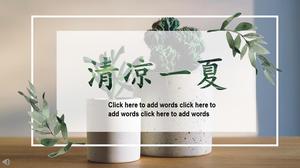 Templat PPT laporan ringkasan bisnis kecil yang baru