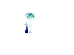 Photo d'arrière-plan PPT aquarelle peinte à la main fraîche