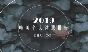 نمط جديد صغير جميل تقرير استخلاص المعلومات الشخصية ملخص قالب PPT