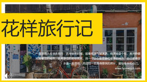 Modèle PPT petit album de voyages de style frais