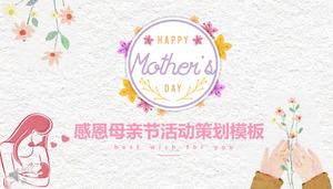 Modèle de PPT pour la planification des événements de la fête des mères pour la fête des mères