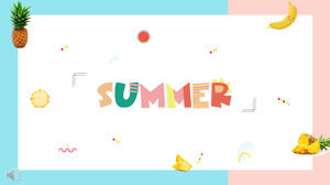 เทมเพลต PPT รายงานการทำงานขนาดเล็ก