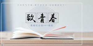 小清新青春专辑PPT模板