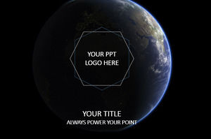 Plantilla PPT Space Planet