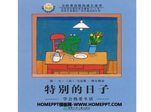 "Dia especial" PPT história livro de imagens