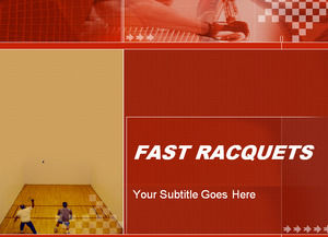 壁球運動PPT模板