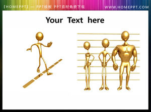 สาวเท้าและยืนอยู่บนวิลล่าโลหะ 3d