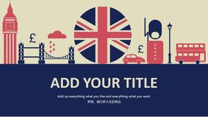 Modello PPT vintage stile inglese elegante e bello