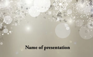 Stylowe płatki olśniewająca halo szablon ppt tło