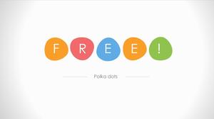 Nadaje się do dziewcząt PPT kolor dynamiczny szablon PPT