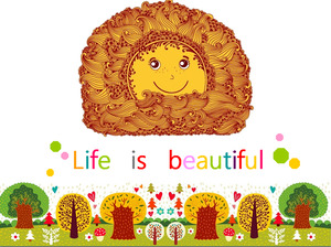 Sun boneka PowerPoint Template Download