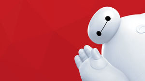 슈퍼 해병대 흰색 PPT 배경 그림