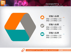 Rotasyon İlişkiler PowerPoint Grafikler Surround