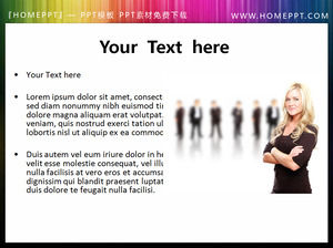 Teamleiter Hintergrund Diashow Material herunterladen