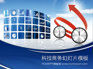 Perusahaan Teknologi Bisnis Presentasi Slideshow Template Unduh