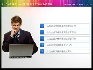 Sisi kiri slideshow template dengan ilustrasi