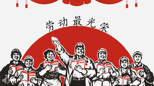 Mayıs Günü İşçi Bayramı için en görkemli PPT şablonu