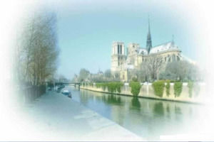 Üç şık taze doğal peyzaj PPT arka plan resmi