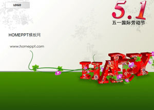 Отпраздновать скачать шаблон День труда РРТ