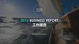 PPT-Vorlage für Top-Navigationsprojektbericht