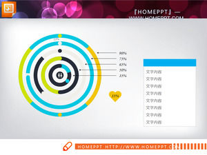 Dois-cor relação hierárquica gráfico corrediça
