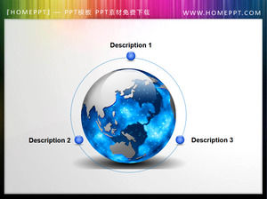 Două nuanțe mici de stil de cristal slide-uri de fundal pământ