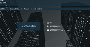 Urban style resume CPT template