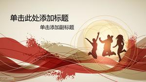 Modèle de diapositive Vibrant Youth Youth