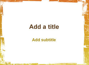 Теплая граница Powerpoint, Шаблоны