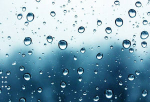 水滴黑暗氣息的PowerPoint模板