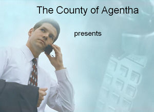 White-Collar Männer - Abbildung PPT-Vorlage