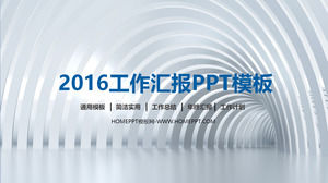 semplice modello PPT rapporto di lavoro del Bianco