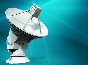 template antena PPT radar sem fio