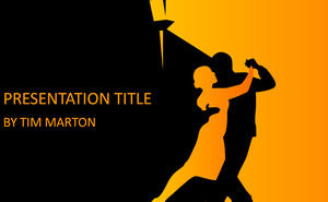 Femme et homme danse