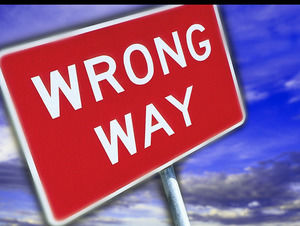 錯誤的方式PPT模板