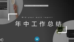 Plantilla PPT informe de trabajo de medio año