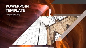 fundal stâncă galben clădire veche șablon PPT