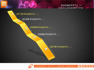 Żółty Stereo Kryształ slajdów Kalendarz